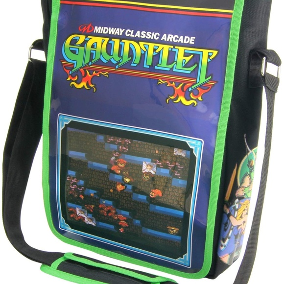 Midway Classic Gauntlet Arcade Messenger Bag - Picture 1 of 3